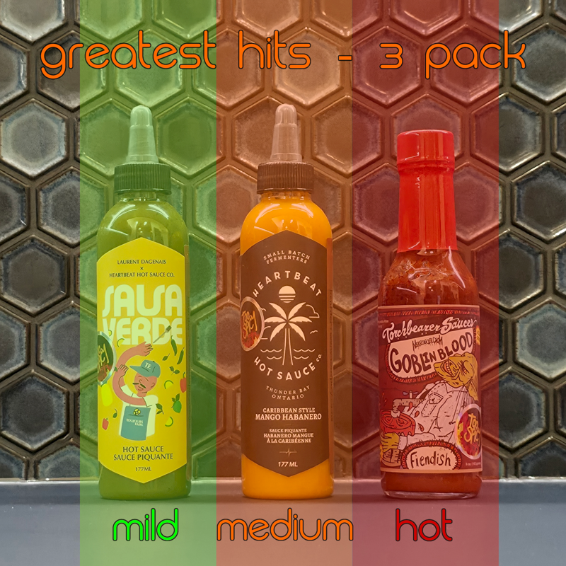 "The Greatest Hits - Salad Edition" Gift Pack - Hot Sauce 3 Pack