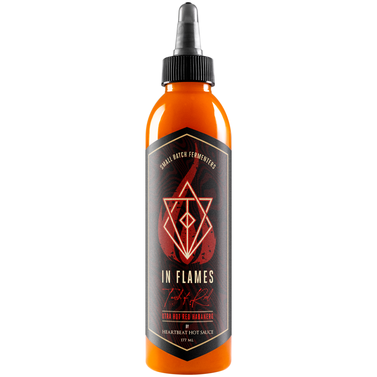 In Flames "A Touch Of Red" Xtra Hot Red Habanero Hot Sauce