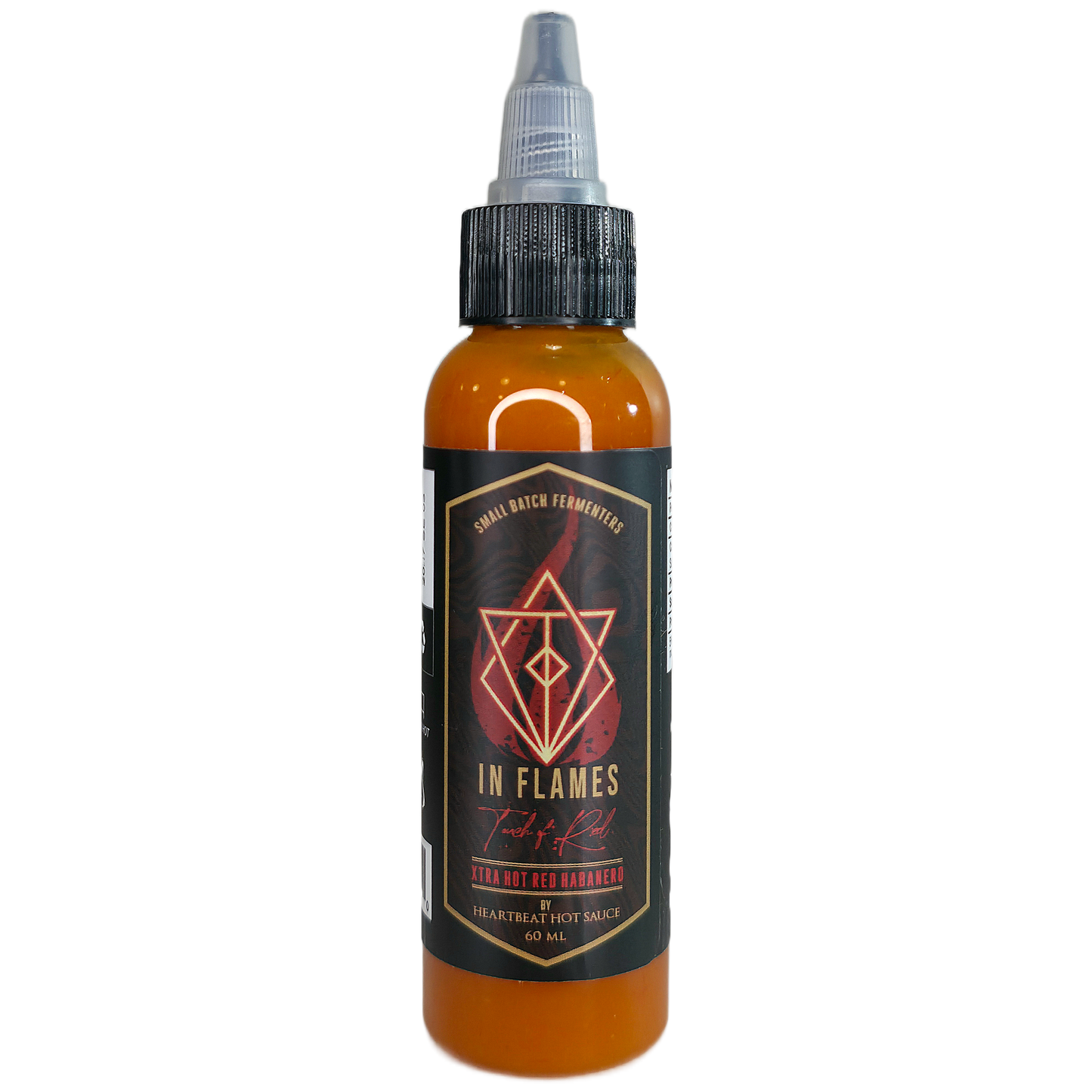 In Flames "A Touch Of Red" Xtra Hot Red Habanero Hot Sauce