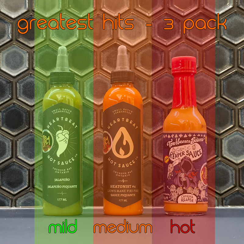 "The Greatest Hits - Hot Chips Edition" Gift Pack - Hot Sauce 3 Pack