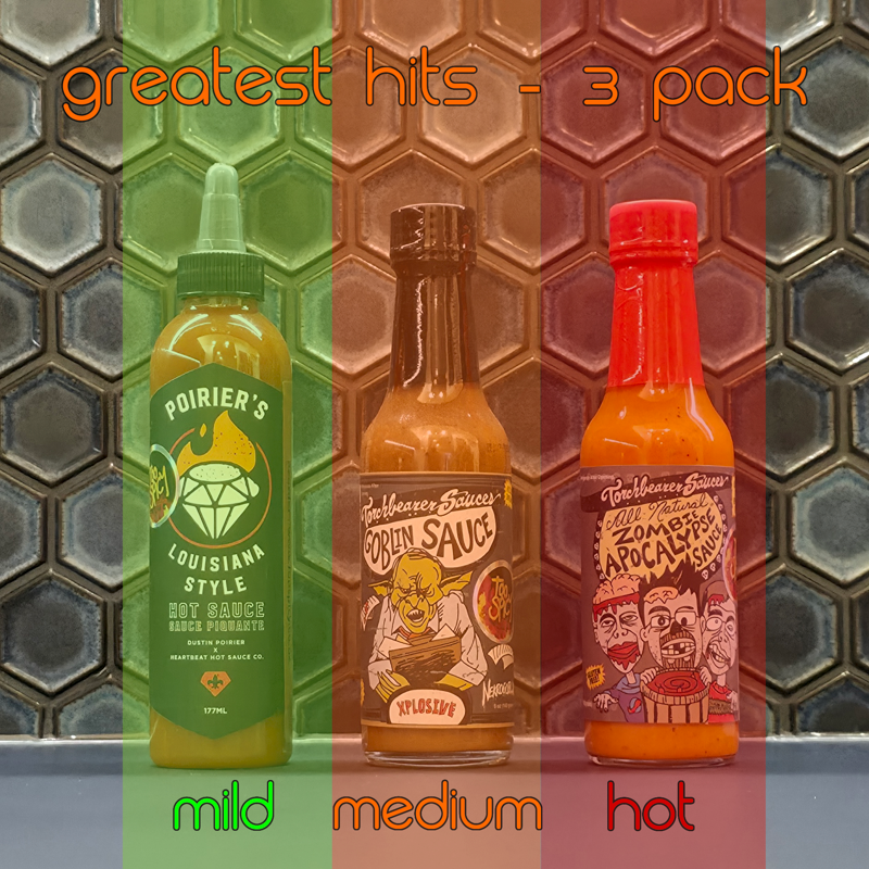 "The Greatest Hits - Nachos Edition" Gift Pack - Hot Sauce 3 Pack