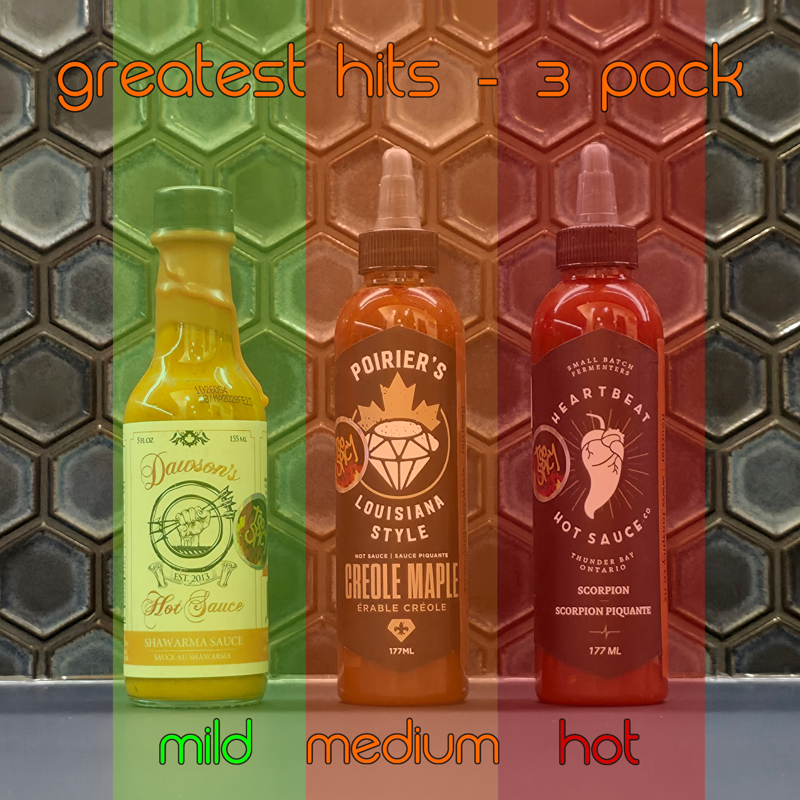 "The Greatest Hits - Scrambled Egg Edition" Gift Pack - Hot Sauce 3 Pack