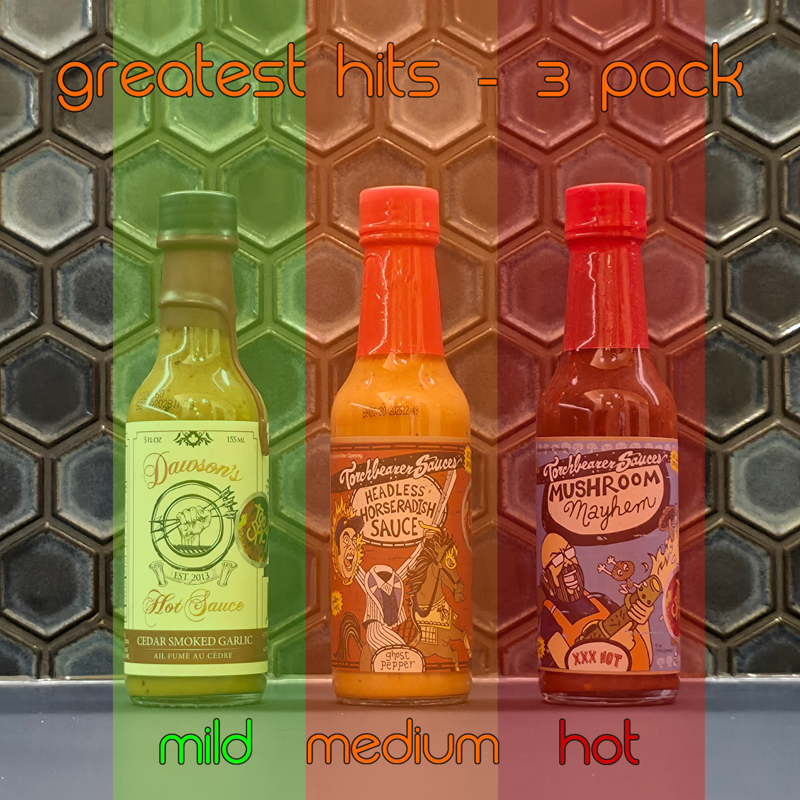 "The Greatest Hits - Steak Edition" Gift Pack - Hot Sauce 3 Pack