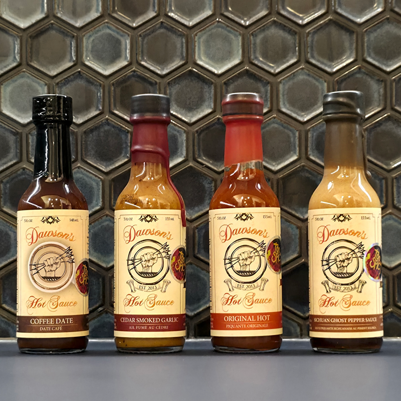 "Our Best Sellers" Gift Pack - Dawson's - Hot Sauce 4 Pack