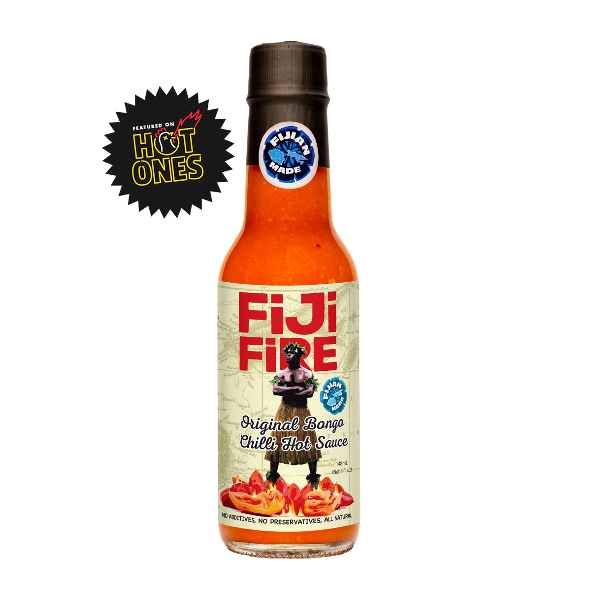 Fiji Fire Original - Native Bongo Chilli Hot Sauce