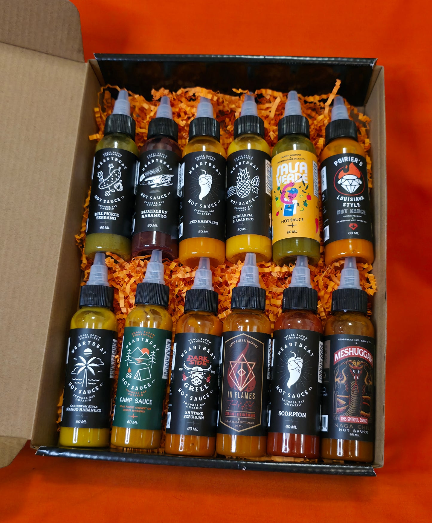 The Too Spicy "Make My Heartbeat" 12 Pack - Hot Sauce Gift Pack
