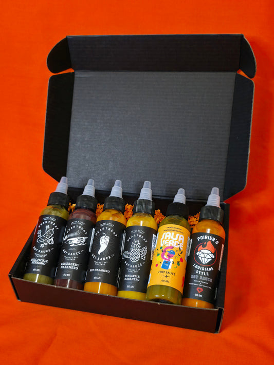 The Too Spicy "Mild to Medium" 6 Pack - Hot Sauce Gift Pack