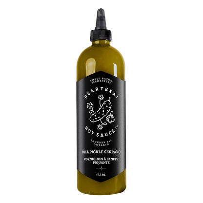 Dill Pickle Serrano Hot Sauce