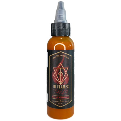In Flames "A Touch Of Red" Xtra Hot Red Habanero Hot Sauce