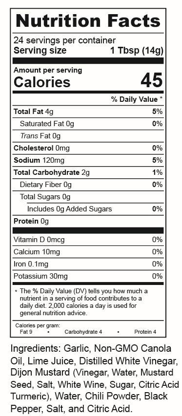 Oh My Garlic! - Real Garlic Aioli - XL 12oz Bottle
