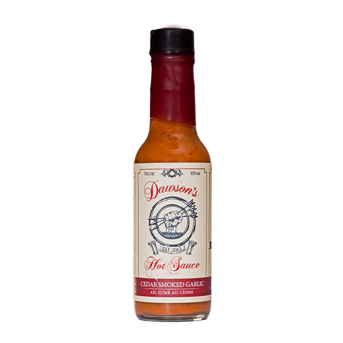 Dawson's Cedar Smoked Garlic Hot Sauce
