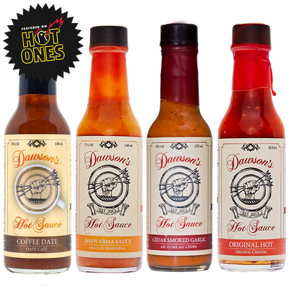 As Sean On Hot Ones! Gift Pack #2 - Dawson's Hot Sauce 4 Pack