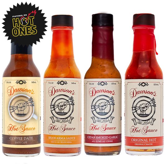 As Sean On Hot Ones! Gift Pack #2 - Dawson's Hot Sauce 4 Pack